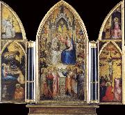 GIUSTO de  Menabuoi The Coronation of the Virgin among saints and Angels Spain oil painting artist